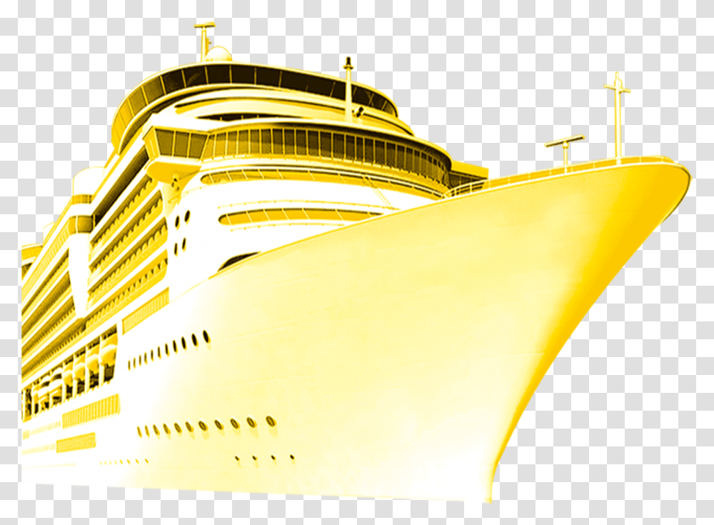 Ship Yellow Ship Transparent Png