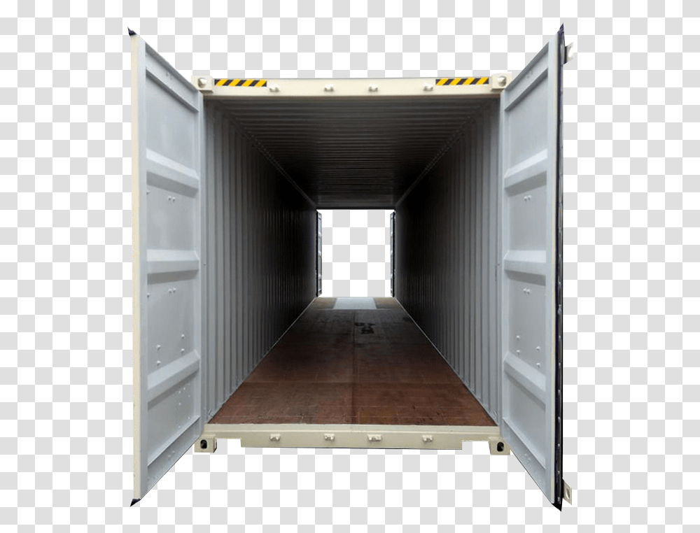 Shipping Container Inside High Cube, Corridor, Floor, Chair, Furniture Transparent Png