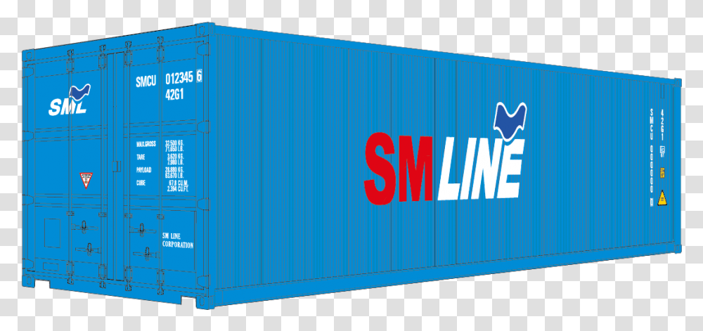 Shipping Containers Type And Size Transparent Png