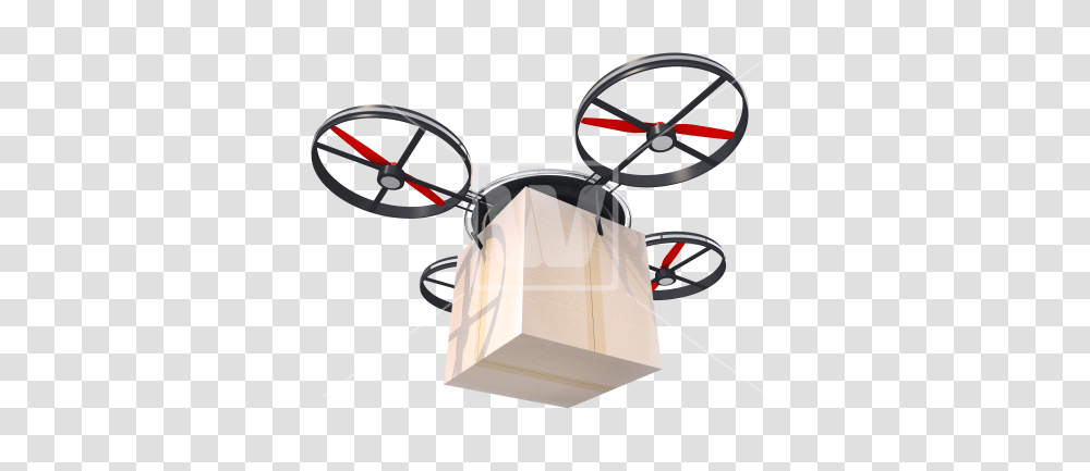 Shipping Drone, Box, Bomb, Weapon, Weaponry Transparent Png