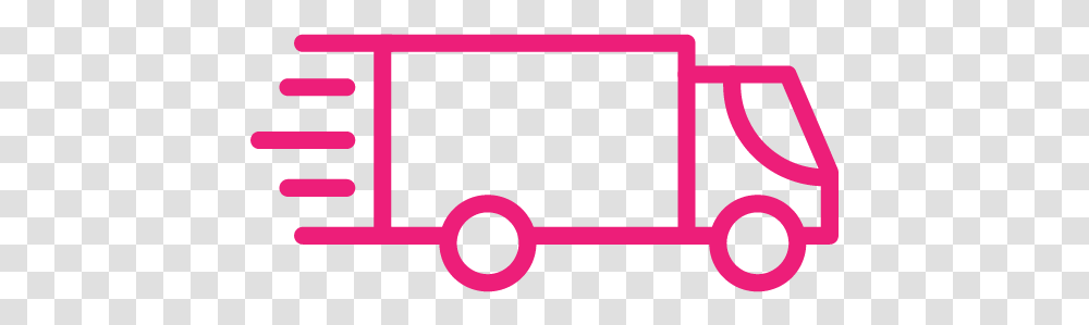 Shipping Icon Pink Truck, Key, Fire Truck, Vehicle, Transportation Transparent Png