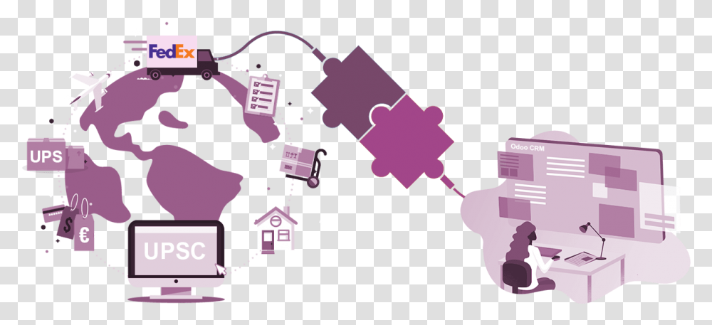 Shipping Integration With Odoo Illustration, Person, Human, Adapter, Robot Transparent Png