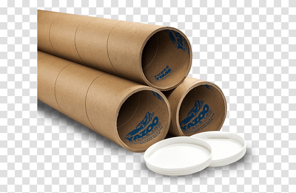 Shipping Tube, Cylinder, Tape, Pottery, Cardboard Transparent Png