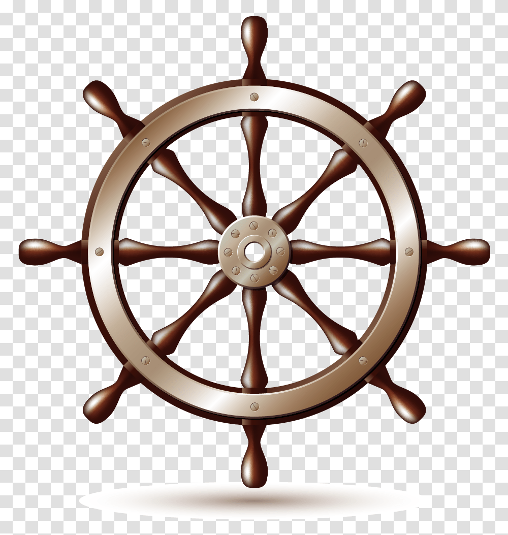 Ships Wheel Clipart Ship Wheel, Steering Wheel, Lighting Transparent Png