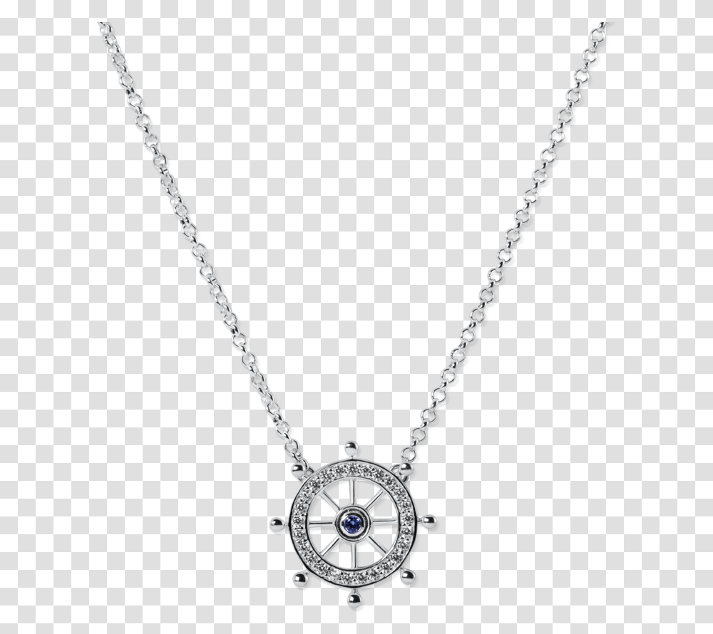 Ships Wheel Necklace Two Tone Hoop Necklace, Jewelry, Accessories, Accessory, Diamond Transparent Png