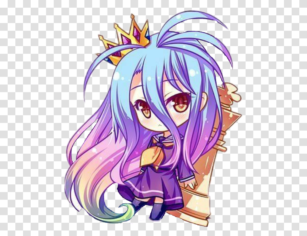 Shiro No Game No Life Chibi No Game No Life Shiro Chibi, Manga, Comics, Book Transparent Png