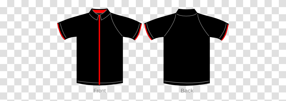 Shirt Black With Red Zipper Clip Art, Apparel, Sleeve, T-Shirt Transparent Png