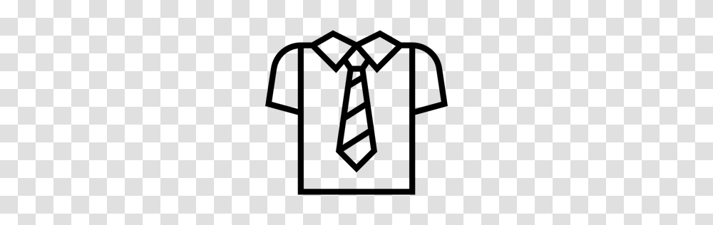 Shirt Clothes Business And Finance Fashion Uniform Tie Icon, Gray, World Of Warcraft Transparent Png
