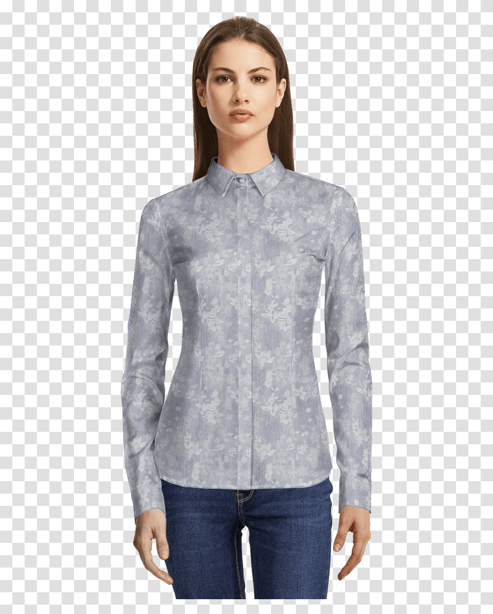 Shirt Collar With Stand For Women, Sleeve, Apparel, Long Sleeve Transparent Png