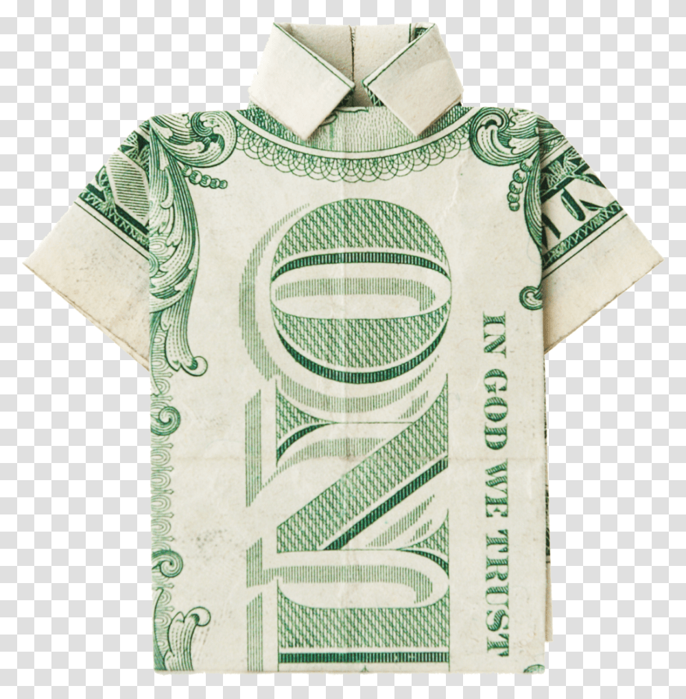 Shirt Dollar Bill, Apparel, Word, Jersey Transparent Png