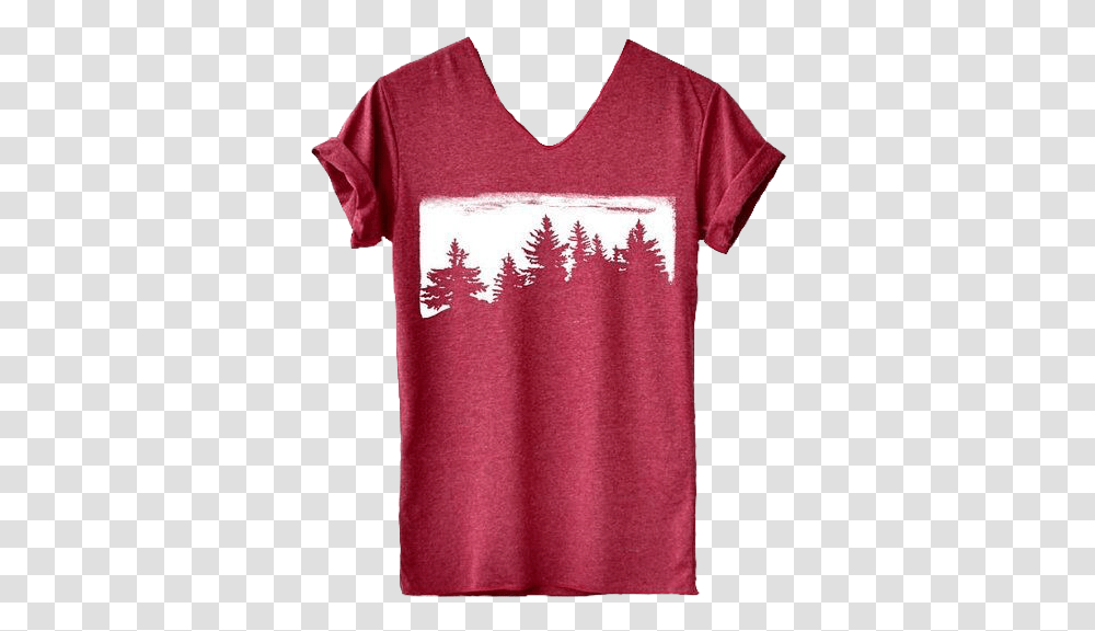 Shirt Red Forrest Cute Aesthetic Pngs Lovely Flamingo, Apparel, T-Shirt, Dye Transparent Png