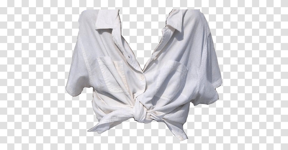 Shirt White Buttonup Croptop Cute Silk, Clothing, Person, Diaper, Hood Transparent Png