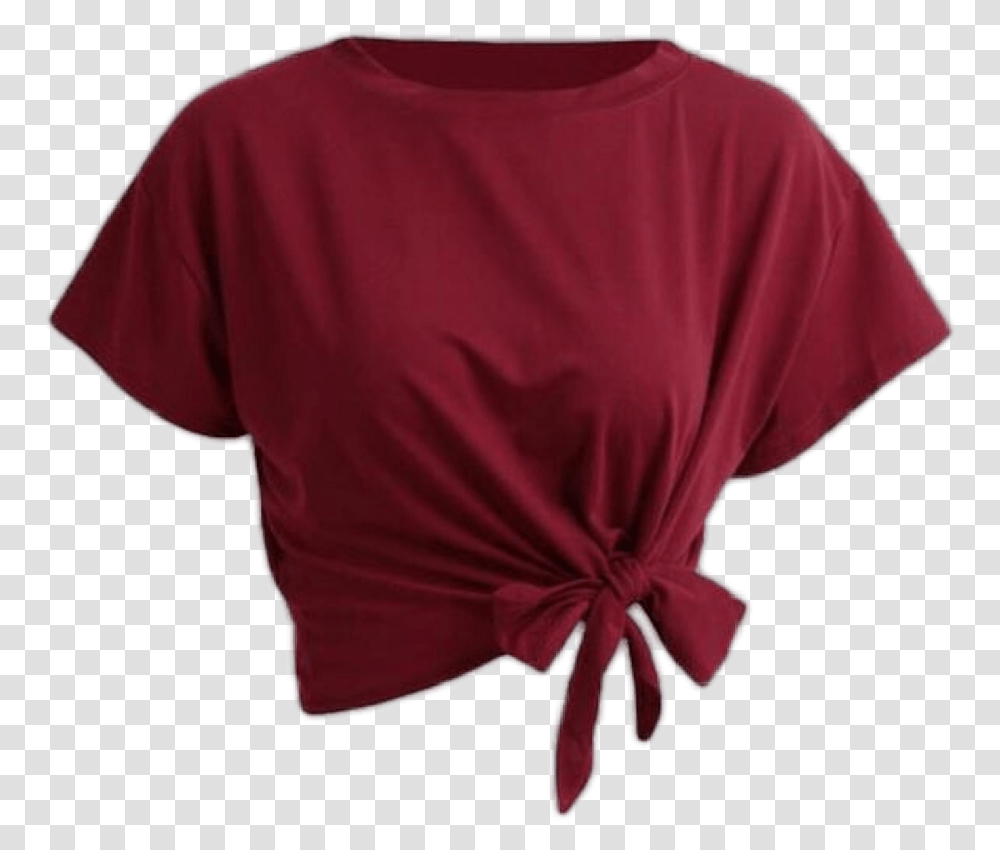 Shirt Women Top Clothing Clothes Red Filler Silk, Apparel, Blouse, Person, Human Transparent Png