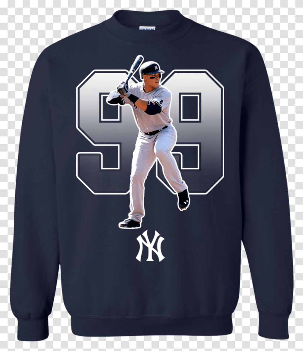 Shirts Aaron Judge 99 Hoodies Ugly Christmas Sweater National Lampoons, Clothing, Person, Sleeve, Long Sleeve Transparent Png