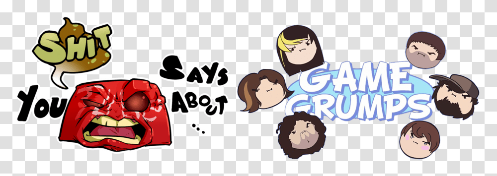 Shit Youtube Says About Game Grumps Game Grumps, Word, Doodle, Drawing Transparent Png