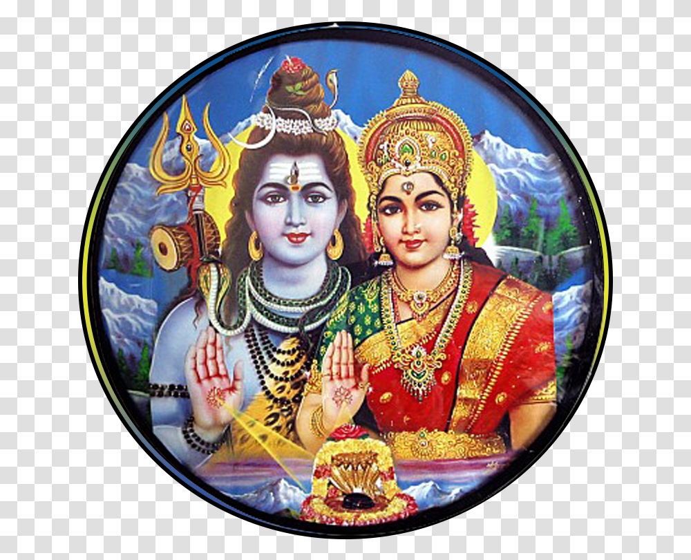 Shiv Parvati With Jyotirling, Person, Human, Dvd Transparent Png
