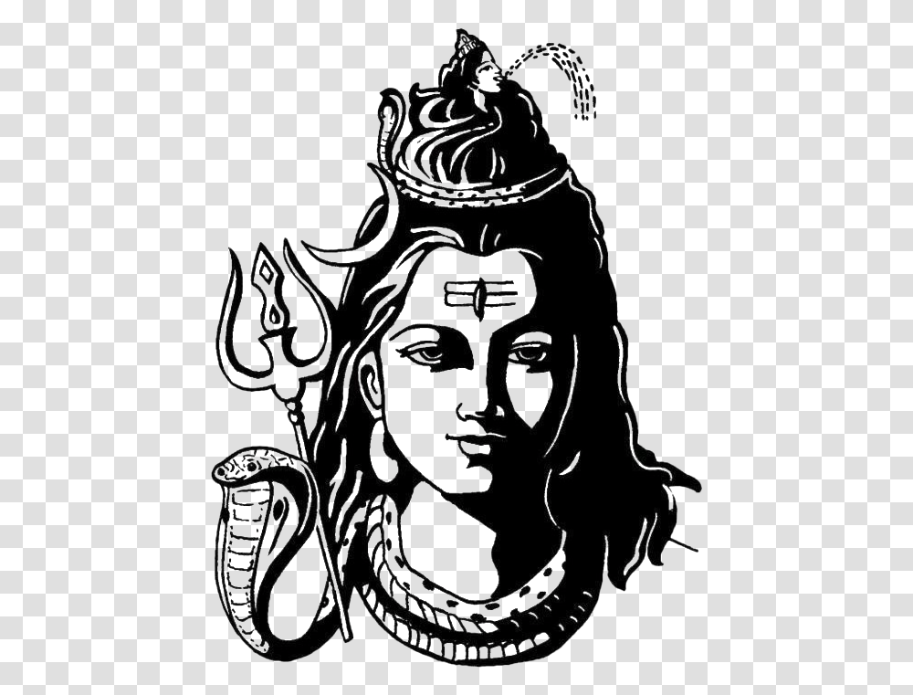 Shiva Shiva Black And White, Skin, Face Transparent Png