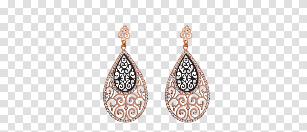 Shiyaya Earring Stud Teardrop Black Rose Gold Gold Gold, Accessories, Accessory, Jewelry Transparent Png