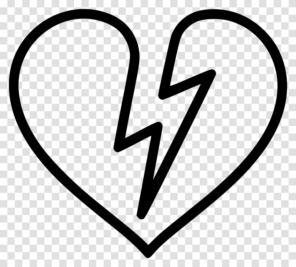 Shock Broken Heart Attack Infarct Svg Icon Free Broken Heart Icon, Number, Path Transparent Png