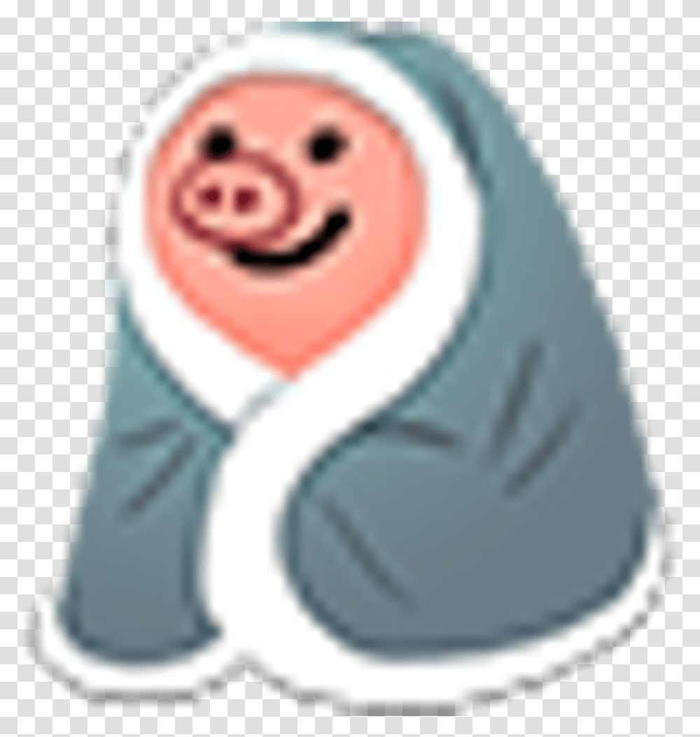 Shock Emoji 2 Replies 6 Retweets 118 Likes Lunar Cartoon Pig In A Blanket, Snowman, Outdoors, Plant, Person Transparent Png