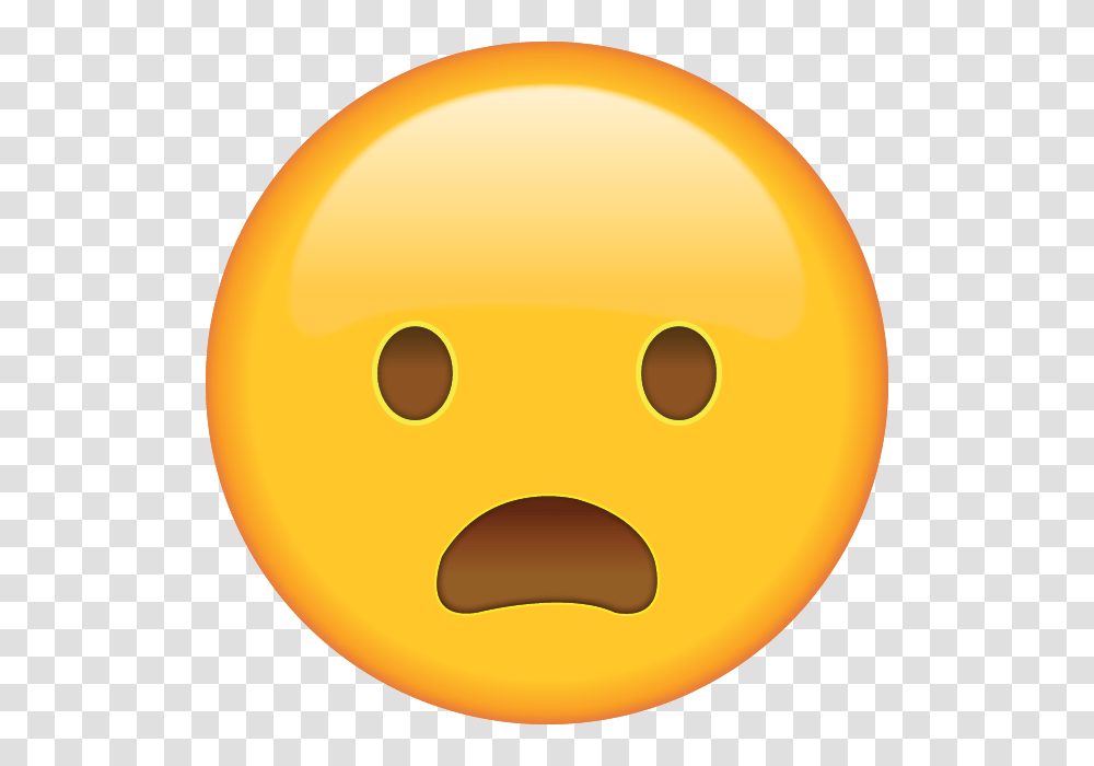 Shock Emoji Image, Food, Sweets, Plant, Face Transparent Png