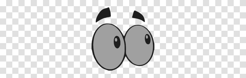 Shocked Eyes Image, Stencil, Gray Transparent Png