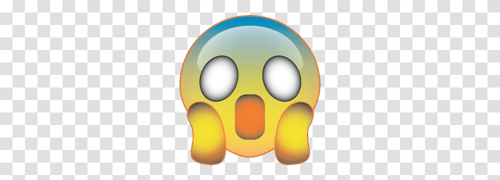 Shocked Face Emoji, Alien, Modern Art Transparent Png