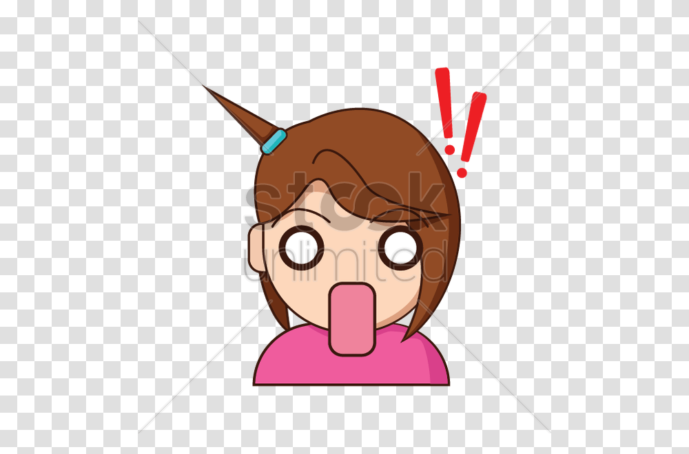 Shocked Girl Vector Image, Animal, Bow, Scissors, Blade Transparent Png