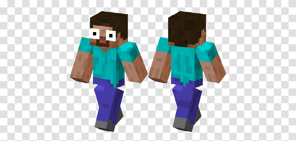 Shocked Steve Minecraft Skin Minecraft Hub, Toy Transparent Png