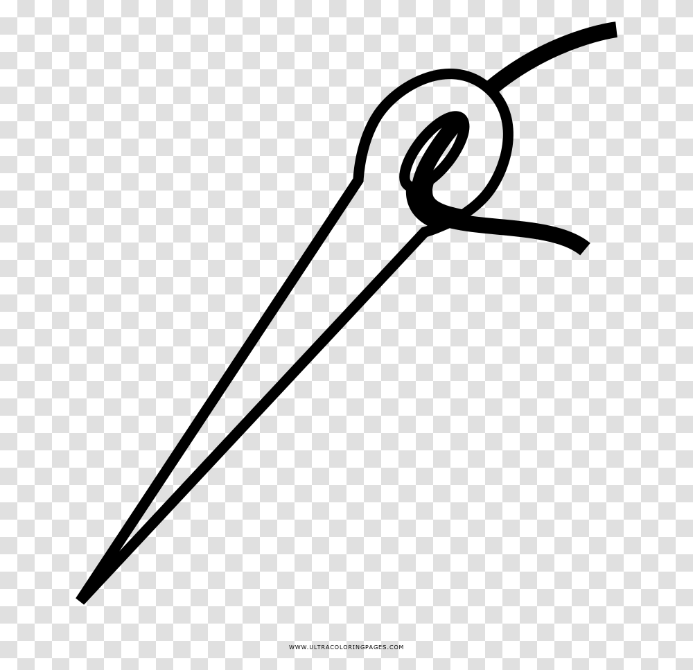 Shocking Needle Coloring Pages And Thread Space Page, Gray, World Of Warcraft Transparent Png