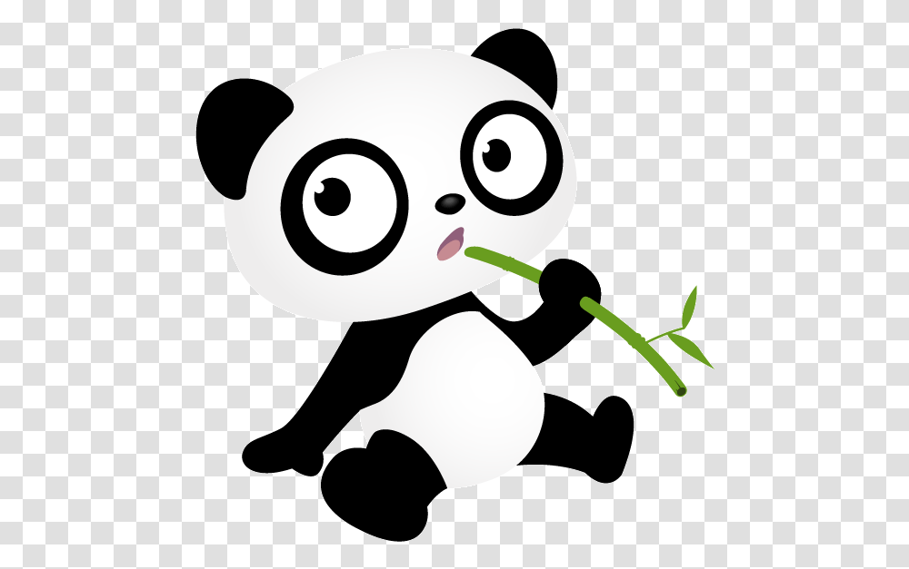 Shocking Panda With Green Bamboo Tattoo Design Best Of Luck Panda, Giant Panda, Wildlife, Mammal, Animal Transparent Png