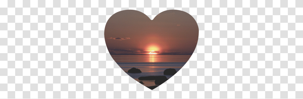 Shockwave Sunset Heart Lovely Transparent Png