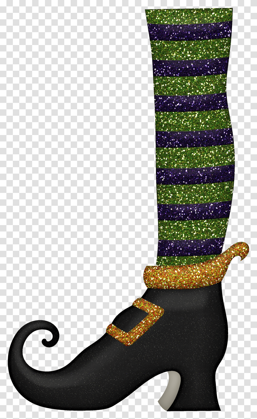 Shoe And Leg Cartoon Witch Clip Art Transparent Png