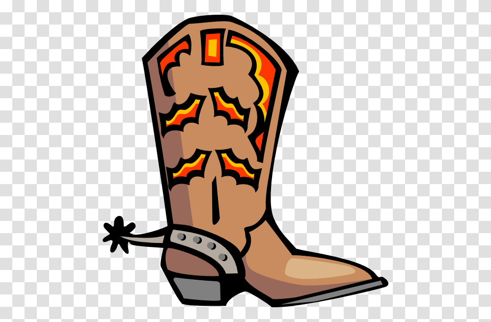 Shoe Clipart Cowboy, Apparel, Footwear, Cowboy Boot Transparent Png