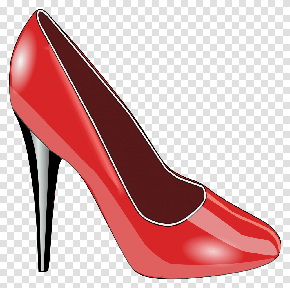 Shoe Clipart Red Shoe, Apparel, Footwear, High Heel Transparent Png