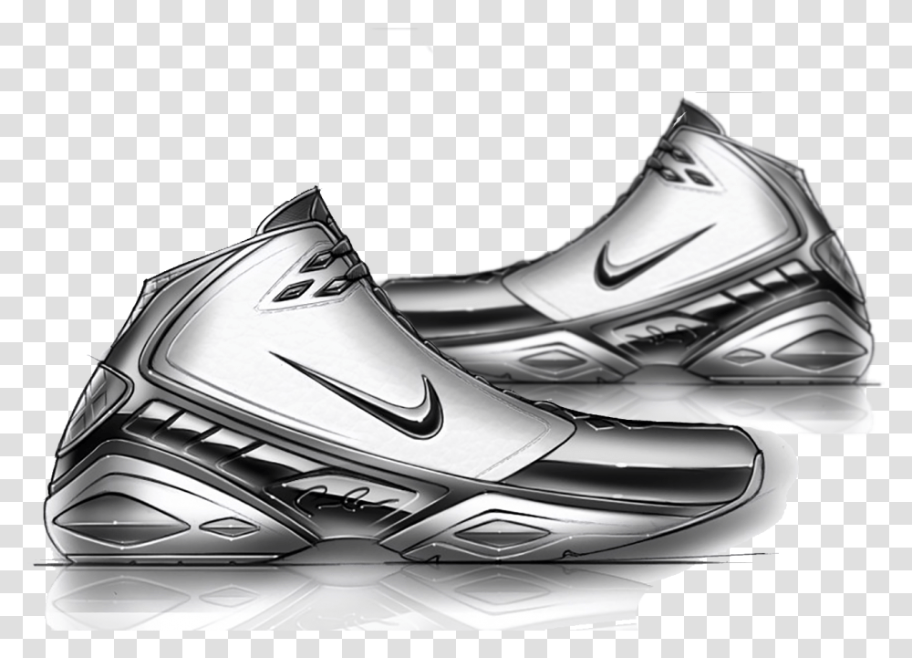 Shoe Nike Air Jordan Sneakers Drawing Nike Silver Basketball Shoes, Clothing, Apparel, Footwear, Running Shoe Transparent Png