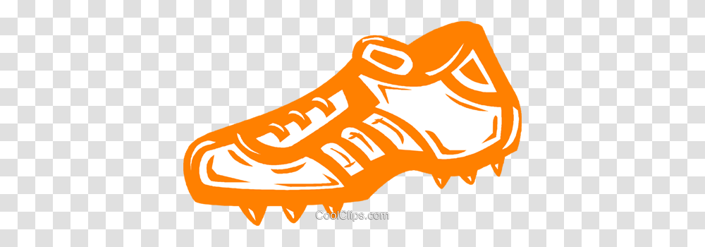 Shoecleat Royalty Free Vector Clip Art Illustration, Apparel, Footwear, Sneaker Transparent Png