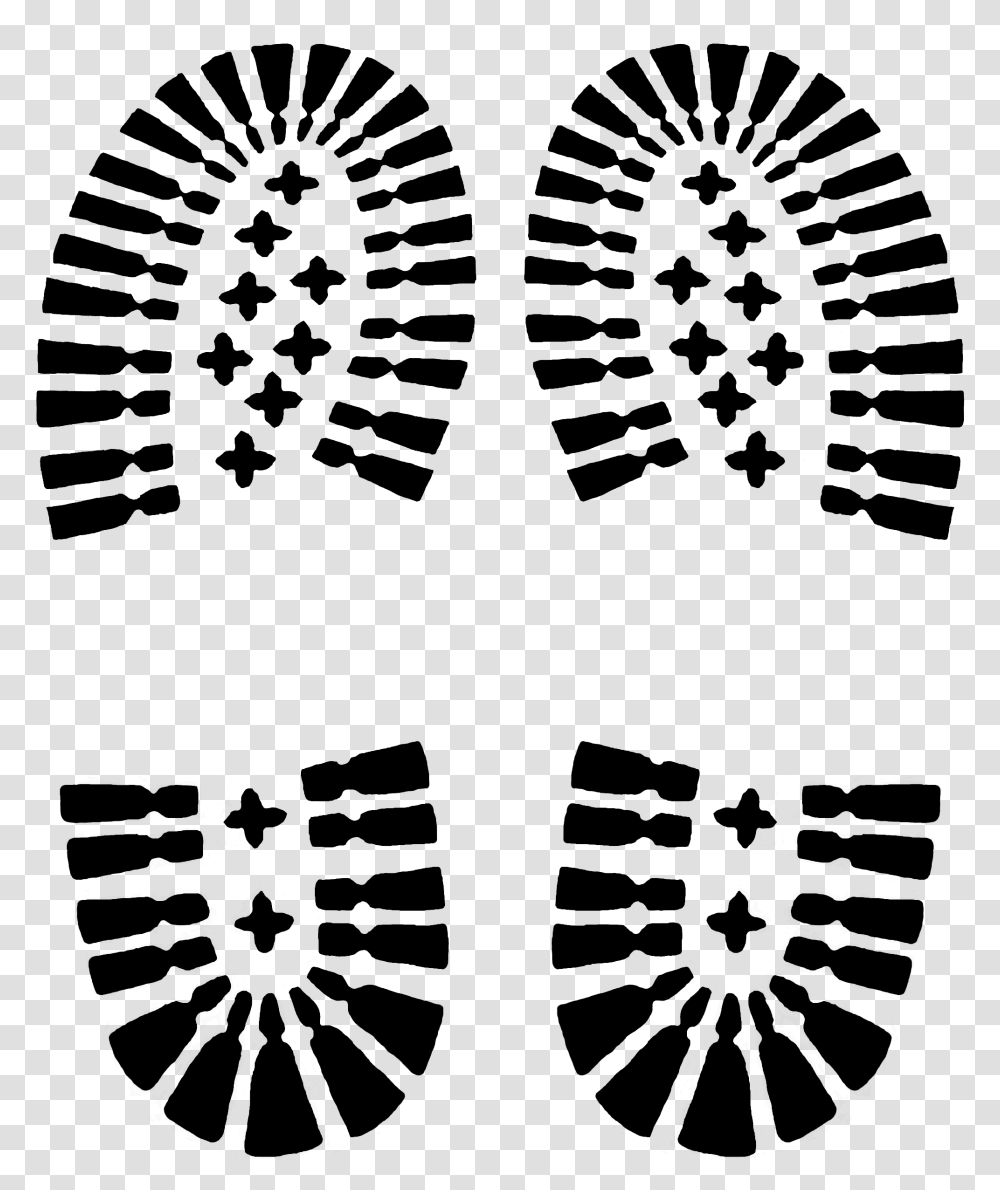 Shoeprint Stock By Fieandt On Clipart Library Boot Print Clipart, Outdoors, Nature, Silhouette, Outer Space Transparent Png