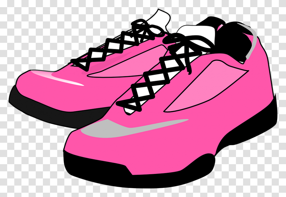 Shoes Boots Pink Lace Fastened Tied Leather Shoes Clip Art, Apparel, Footwear, Sneaker Transparent Png
