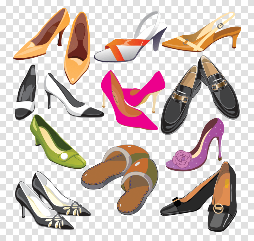 Shoes Vector Free Clipart High Heeled Shoe Free Clip Art Shoes, Apparel, Footwear, Sandal Transparent Png