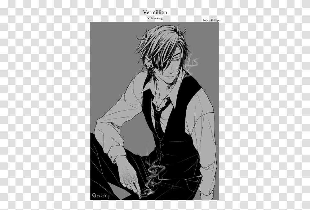 Shokudaikiri Mitsutada Smoking, Manga, Comics, Book, Person Transparent Png