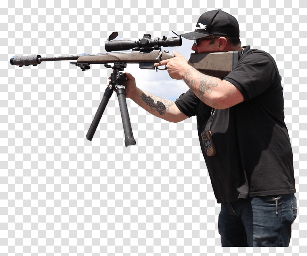 Shoot Rifle, Person, Human, Gun, Weapon Transparent Png