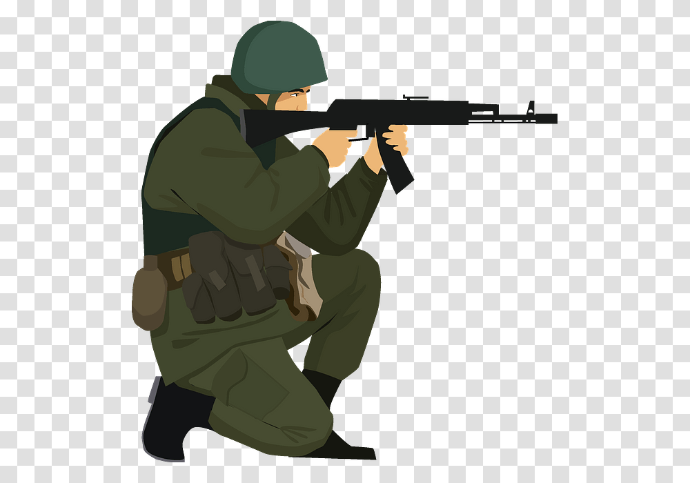 Shoot Rifle, Person, Military, Military Uniform, Soldier Transparent Png