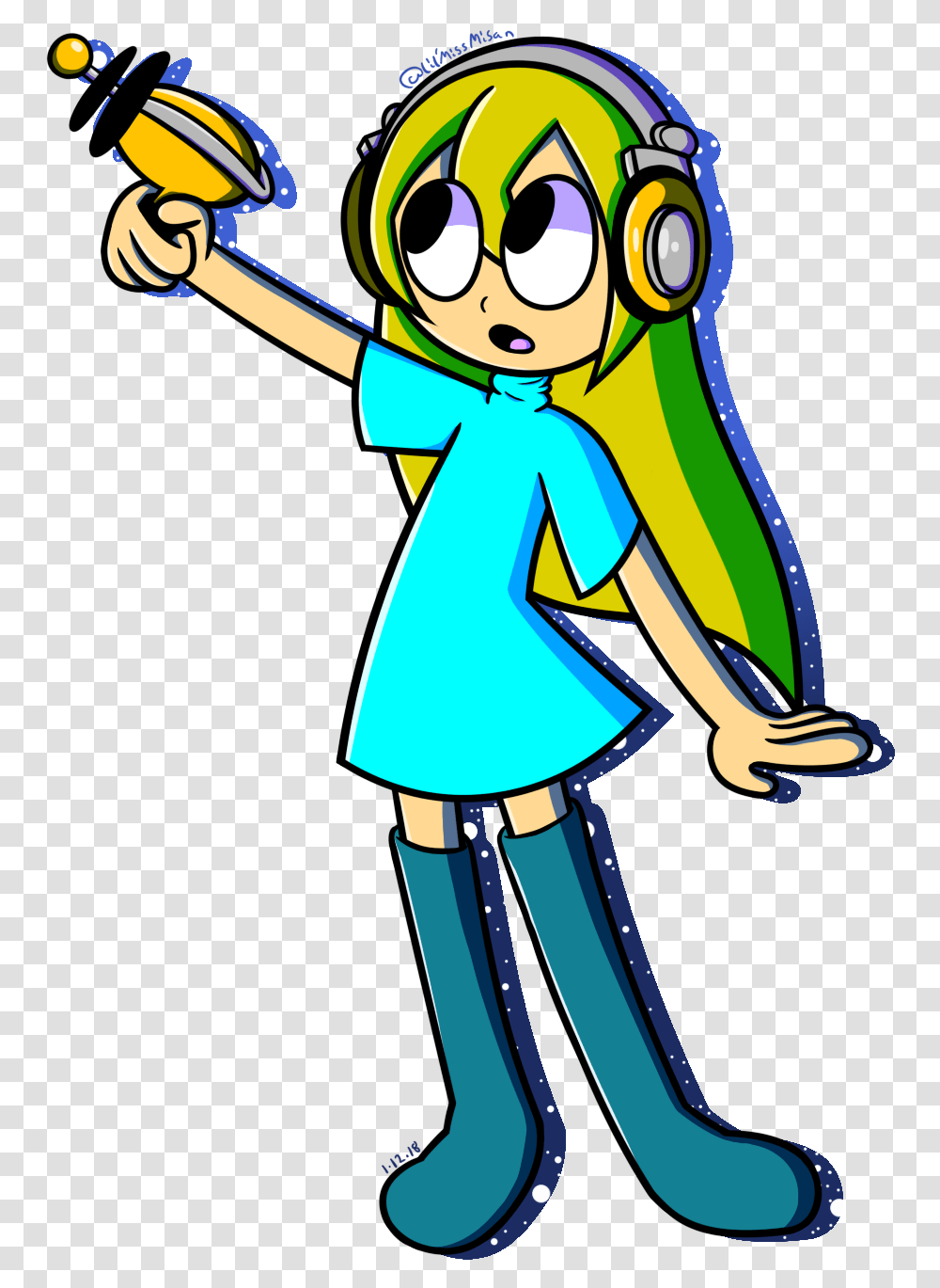 Shoot 'em Up Radio Lady Rhythmheaven Happy, Face, Hand, Female, Art Transparent Png