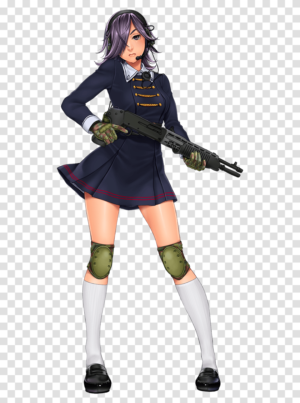 Shooting Girl Wikia Sniper Rifle, Person, Human, Weapon Transparent Png