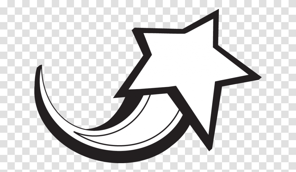 Shooting Star Clip Art Shooting Star Clip Art Black And White, Star Symbol, Cross Transparent Png