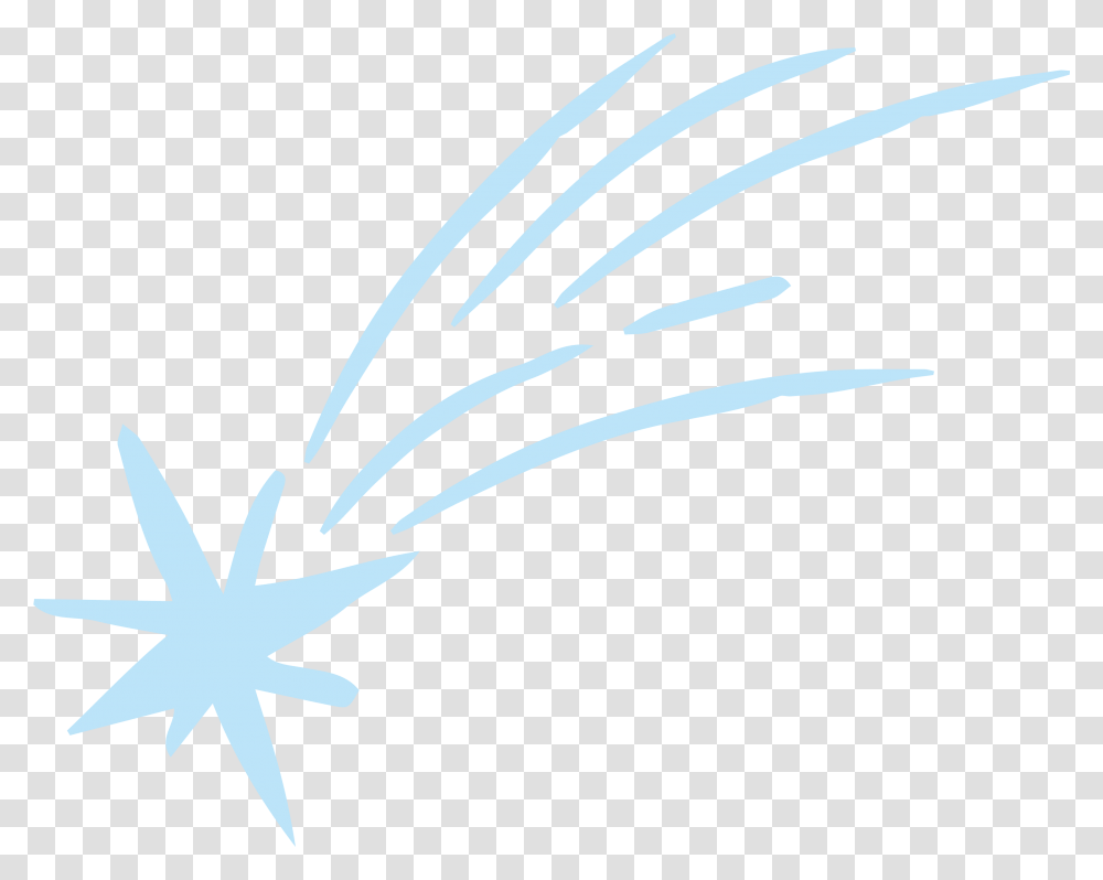 Shooting Star Clipart Background Clear Background Blue Shooting Star, Stencil, Leaf Transparent Png