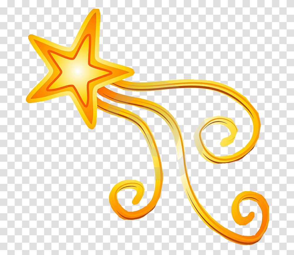 Shooting Star Clipart, Star Symbol Transparent Png