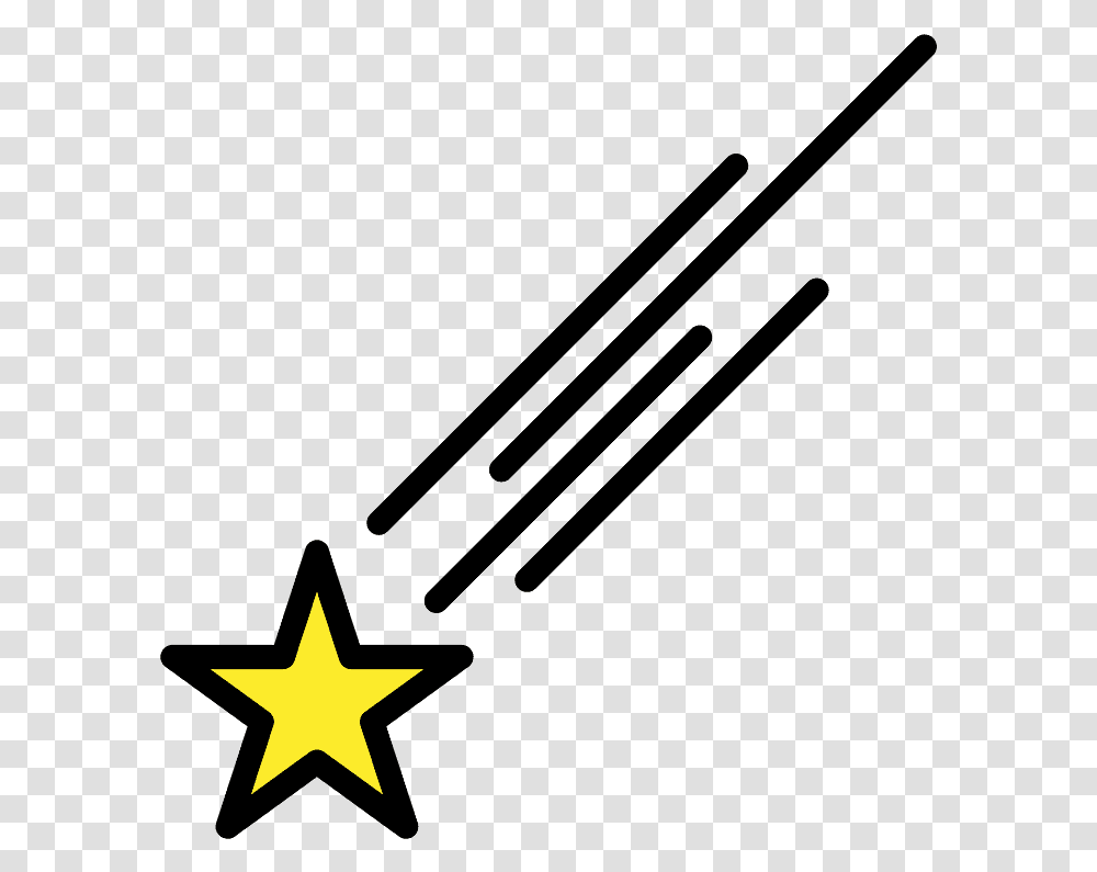 Shooting Star Emoji Clipart Free Download Pakistan Flag Moon And Star, Symbol, Star Symbol Transparent Png