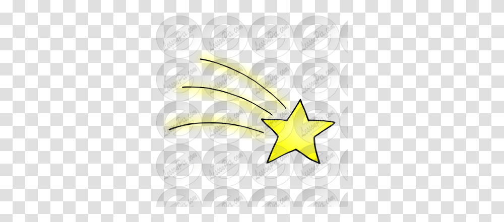 Shooting Star Picture For Classroom Therapy Use Great Illustration, Symbol, Text, Star Symbol, Flyer Transparent Png